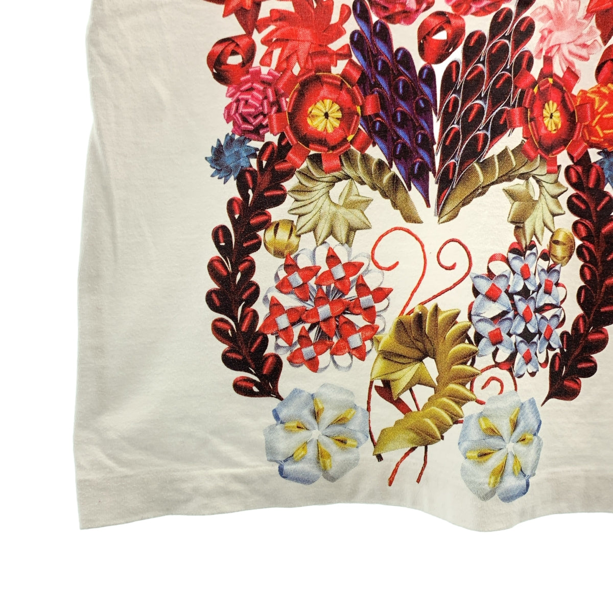 COMME des GARCONS | 2018 秋冬系列 | 印花棉質圓領上衣 | XS 碼 | 女款