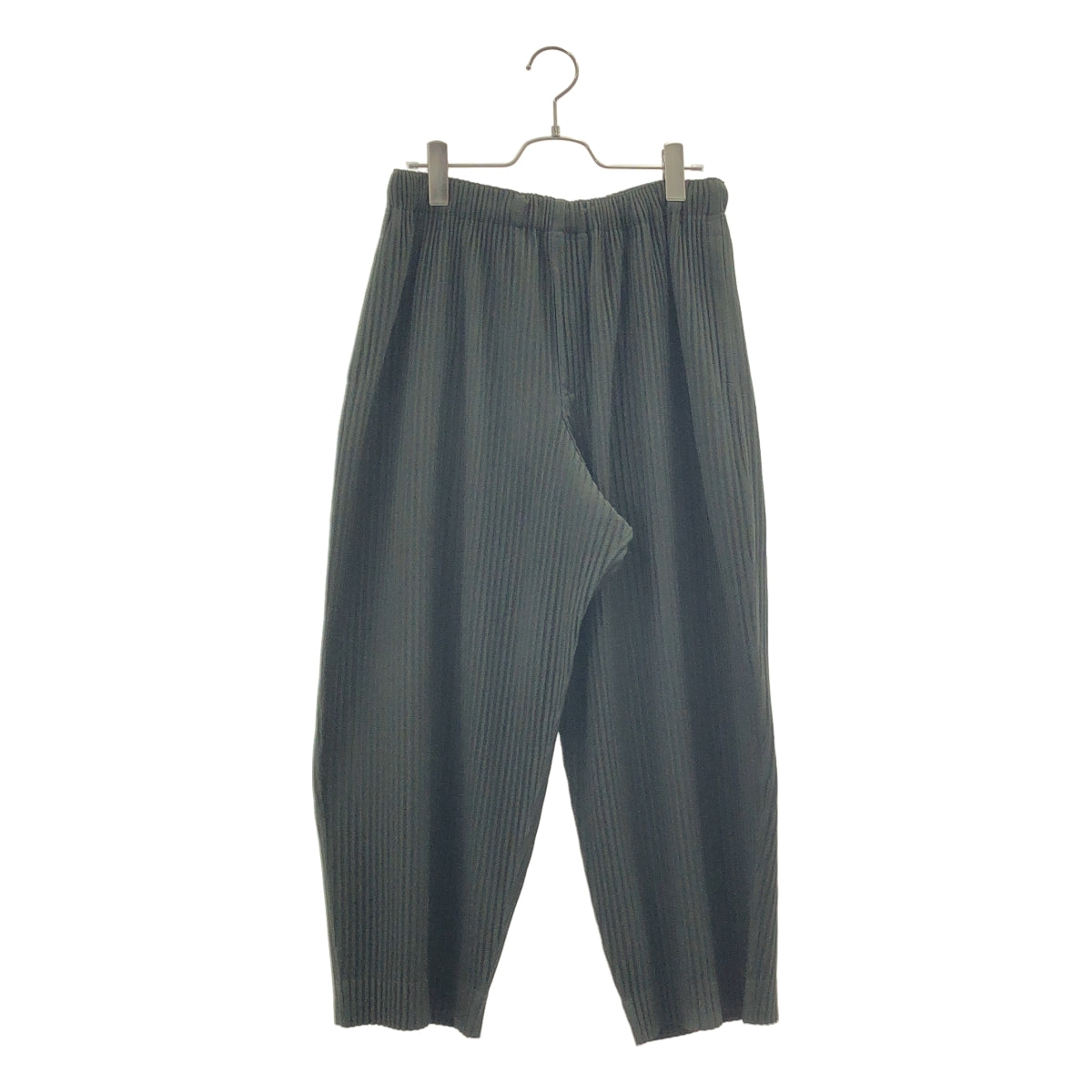 HOMME PLISSE ISSEY MIYAKE / 옴프리세이세이미야케 | 2021SS | PLEATS BOTTOMS 주름 크롭드 이지 팬츠 | 1 | 남성