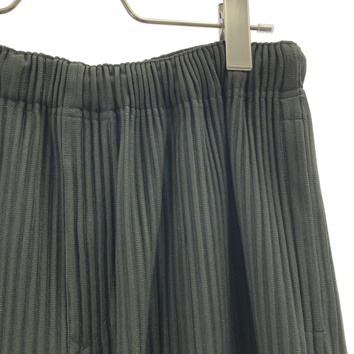 HOMME PLISSE ISSEY MIYAKE / 옴프리세이세이미야케 | 2021SS | PLEATS BOTTOMS 주름 크롭드 이지 팬츠 | 1 | 남성