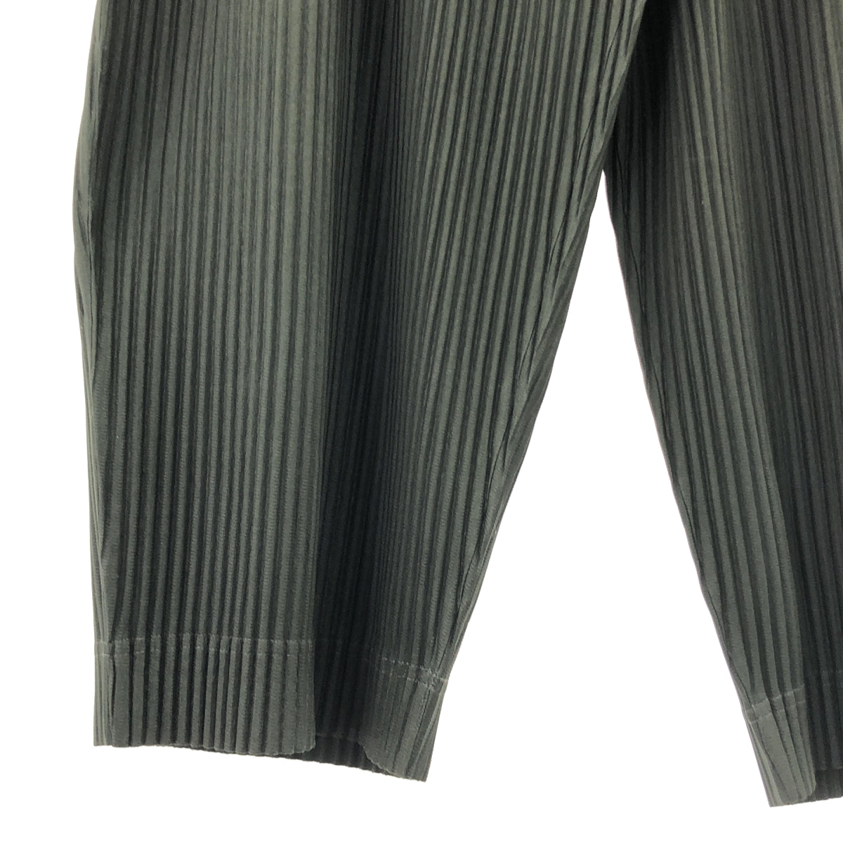 HOMME PLISSE ISSEY MIYAKE / 옴프리세이세이미야케 | 2021SS | PLEATS BOTTOMS 주름 크롭드 이지 팬츠 | 1 | 남성