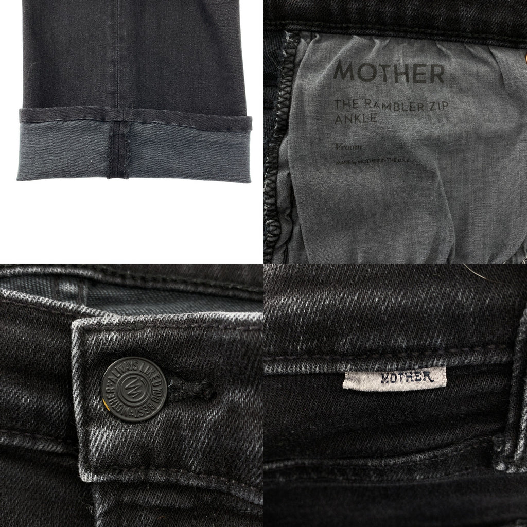 MOTHER / マザー | ストレッチ ブラックデニム パンツ | 30 |