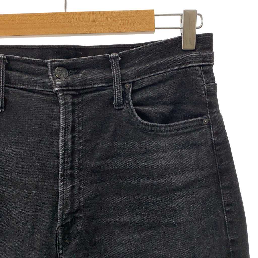 MOTHER / マザー | ストレッチ ブラックデニム パンツ | 30 |