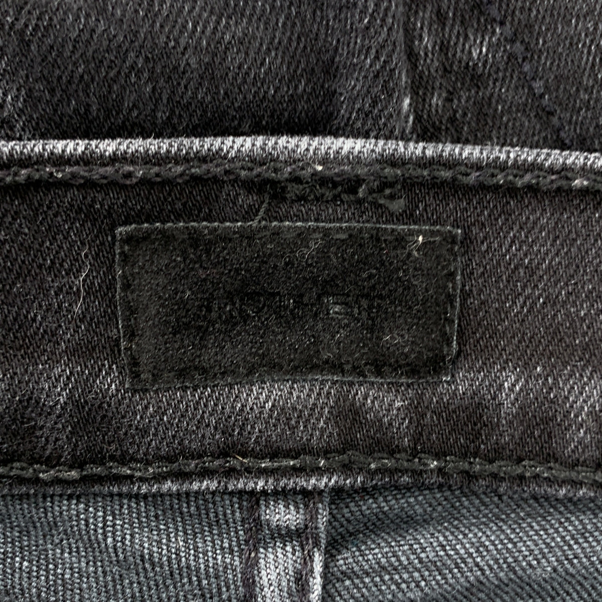 MOTHER / マザー | ストレッチ ブラックデニム パンツ | 30 |