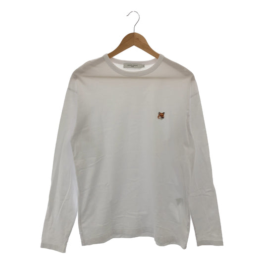 MAISON KITSUNE / 메종 여우 | FOX HEAD PATCH REGULAR LONG-SLEEVED TEE-SHIRT T셔츠 | XS | 남성