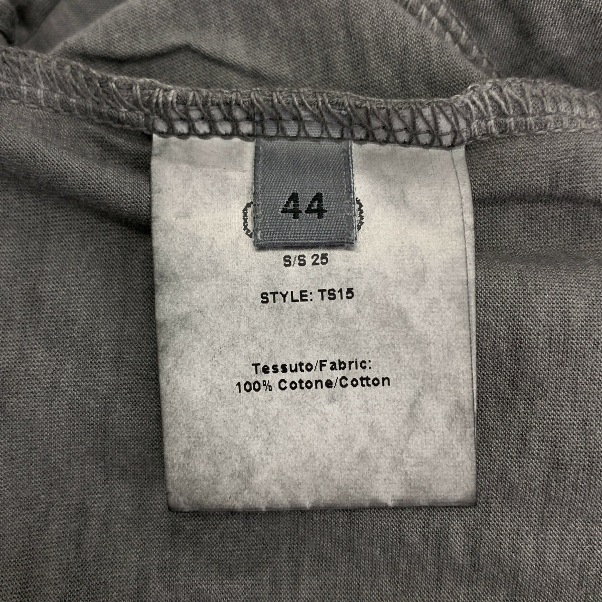 daub | 重建圓領口袋T卹 | 尺寸 44 | 炭灰色 | 男款