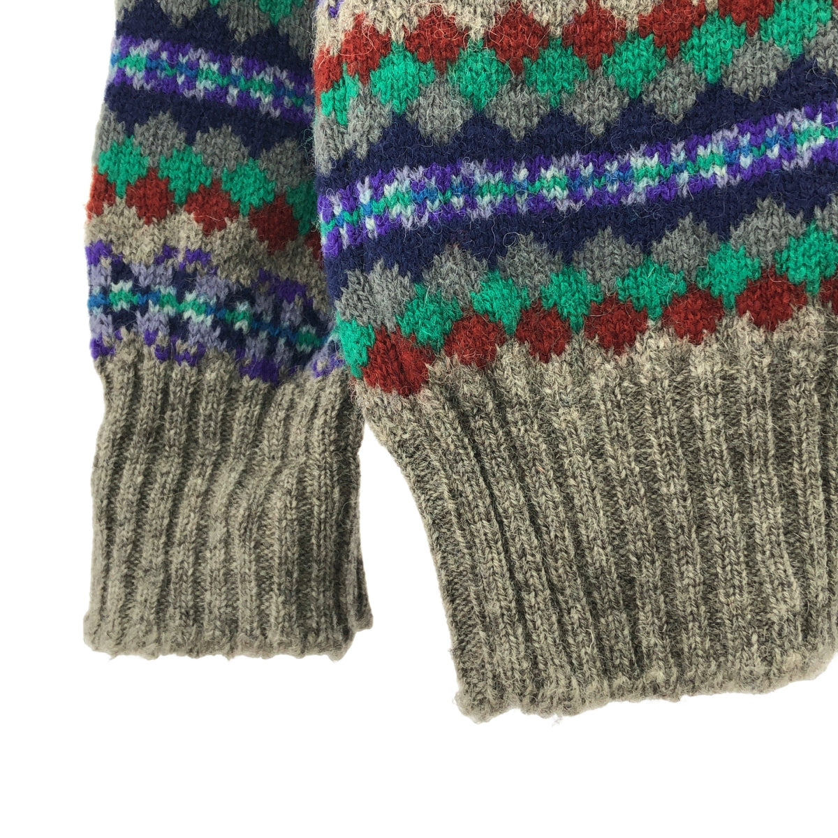 Jamieson's / ジャミーソンズ | フェアアイル柄 クルーネック ニット