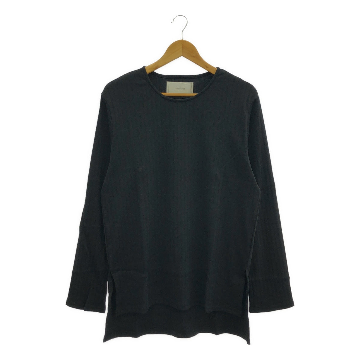 [New] prasthana / Prasthana | Base Layer Crew Neck | S | Black | Men's