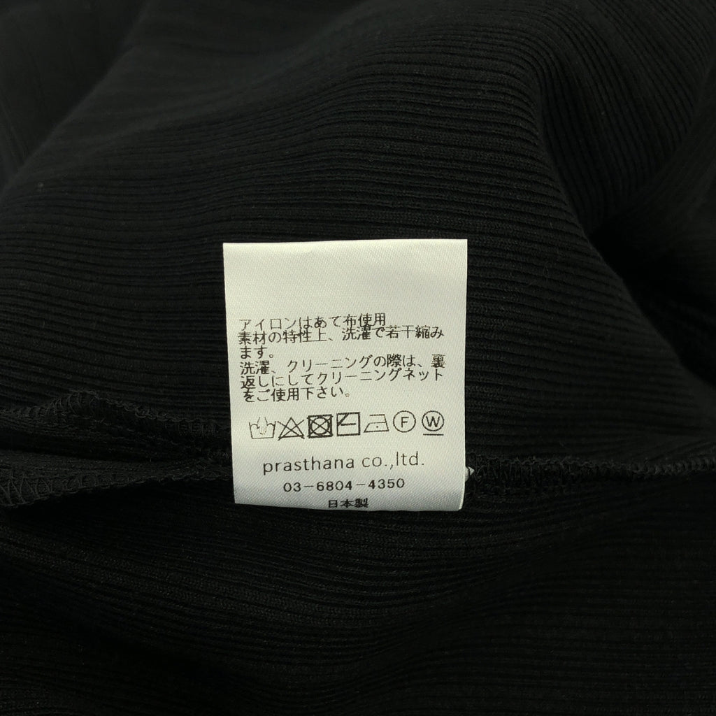 【신품】 prasthana / 프라스타나 | base layer crew neck | S | 블랙 | 남성