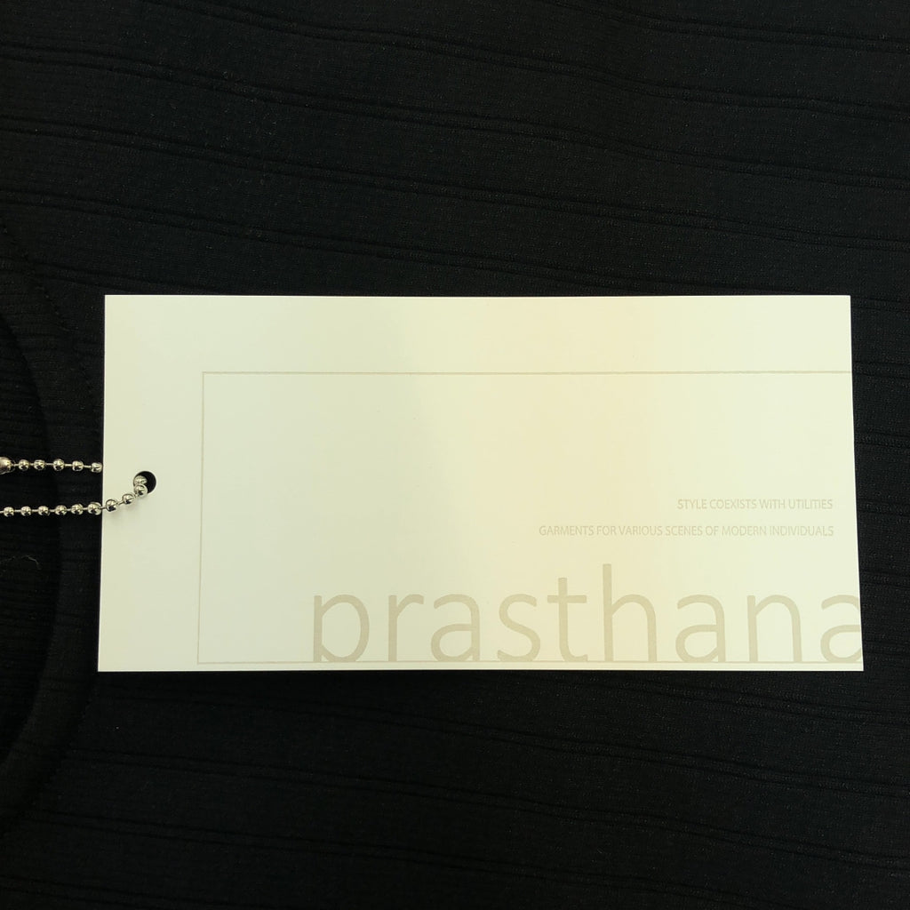 【신품】 prasthana / 프라스타나 | base layer crew neck | S | 블랙 | 남성