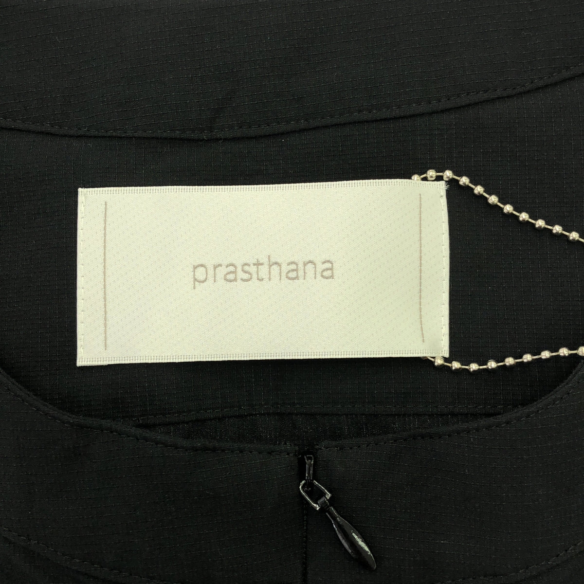 【신품】 prasthana / 프라스타나 | flared round neck short / 셔츠 | M | 블랙 | 남성