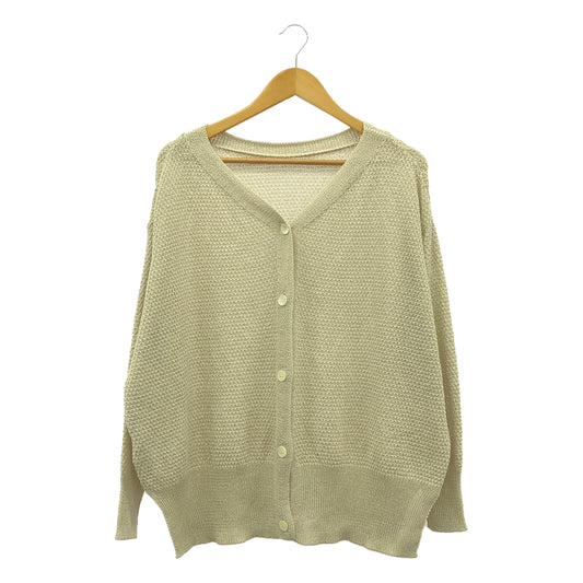 Framework | 2023SS | Kanoko 2WAY Back Opening Cardigan | F | Natural | Women's