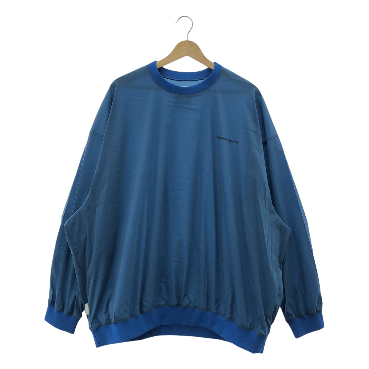 S.F.C (SFC) / エスエフシー | Nylon Crew 刺しゅう ロゴ ナイロン クルー | XL | ブルー | メンズ