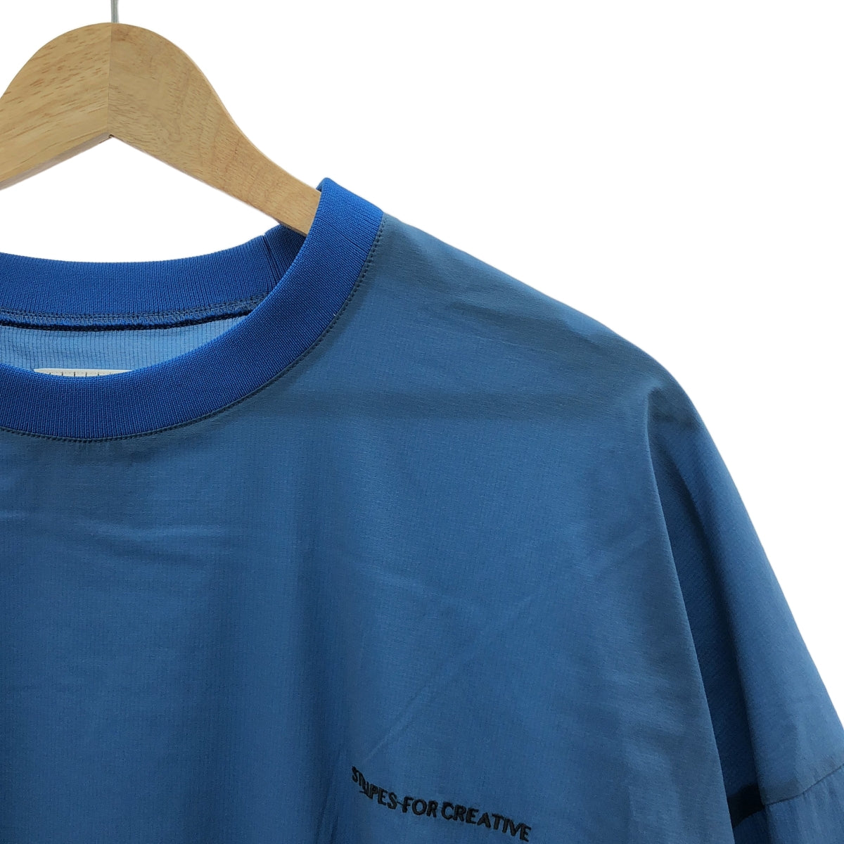 S.F.C (SFC) / エスエフシー | Nylon Crew 刺しゅう ロゴ ナイロン クルー | XL | ブルー | メンズ