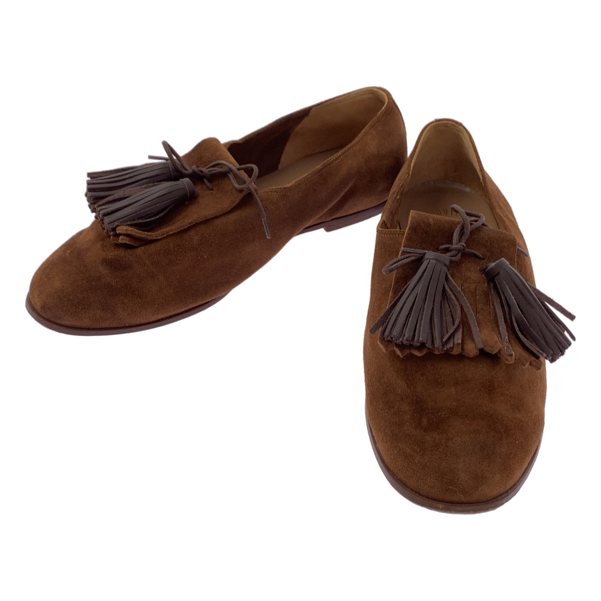 SOLOVIERE | 絨面革和皮革流蘇樂福鞋 | 尺寸 42 | 棕色 | 男士