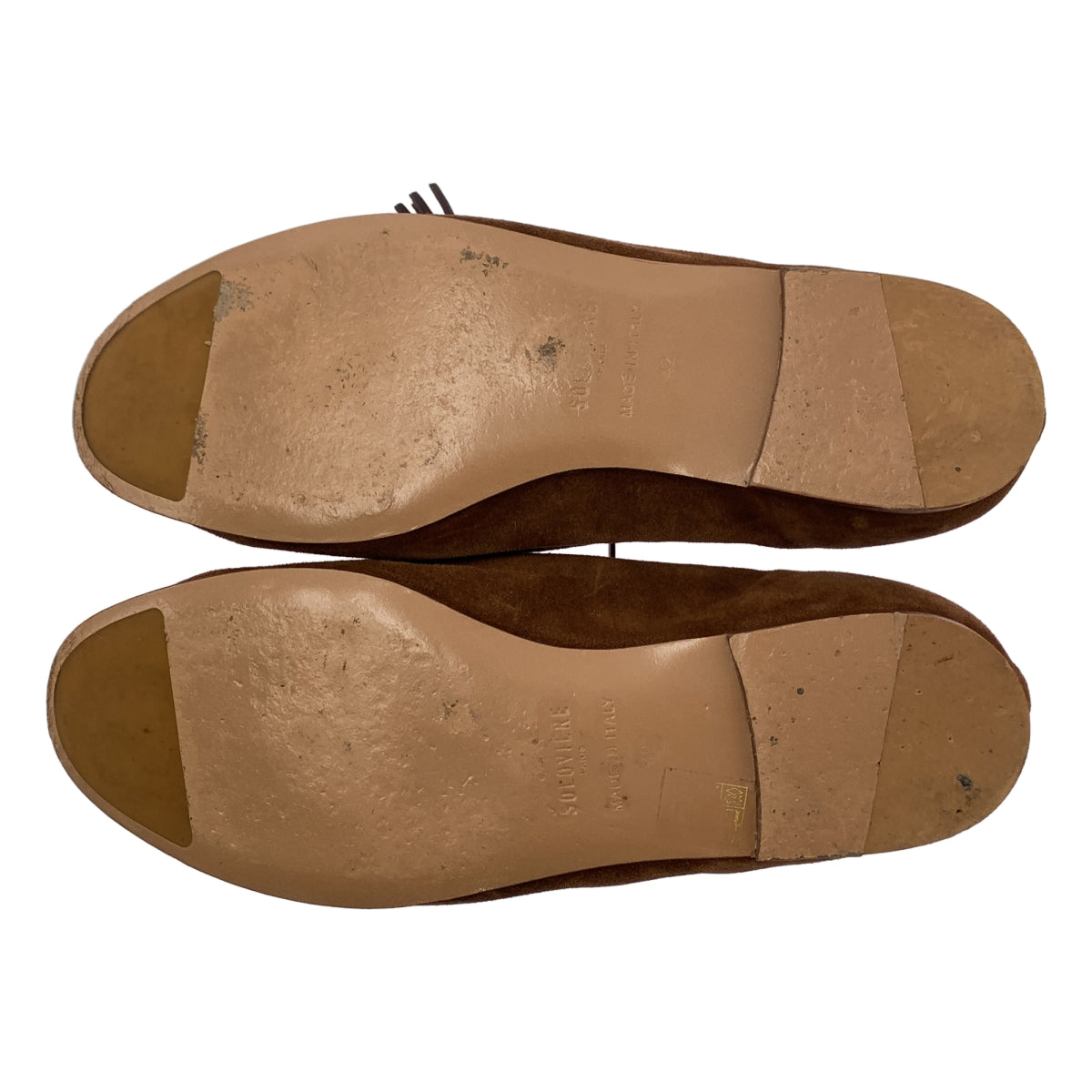 SOLOVIERE | 絨面革和皮革流蘇樂福鞋 | 尺寸 42 | 棕色 | 男士