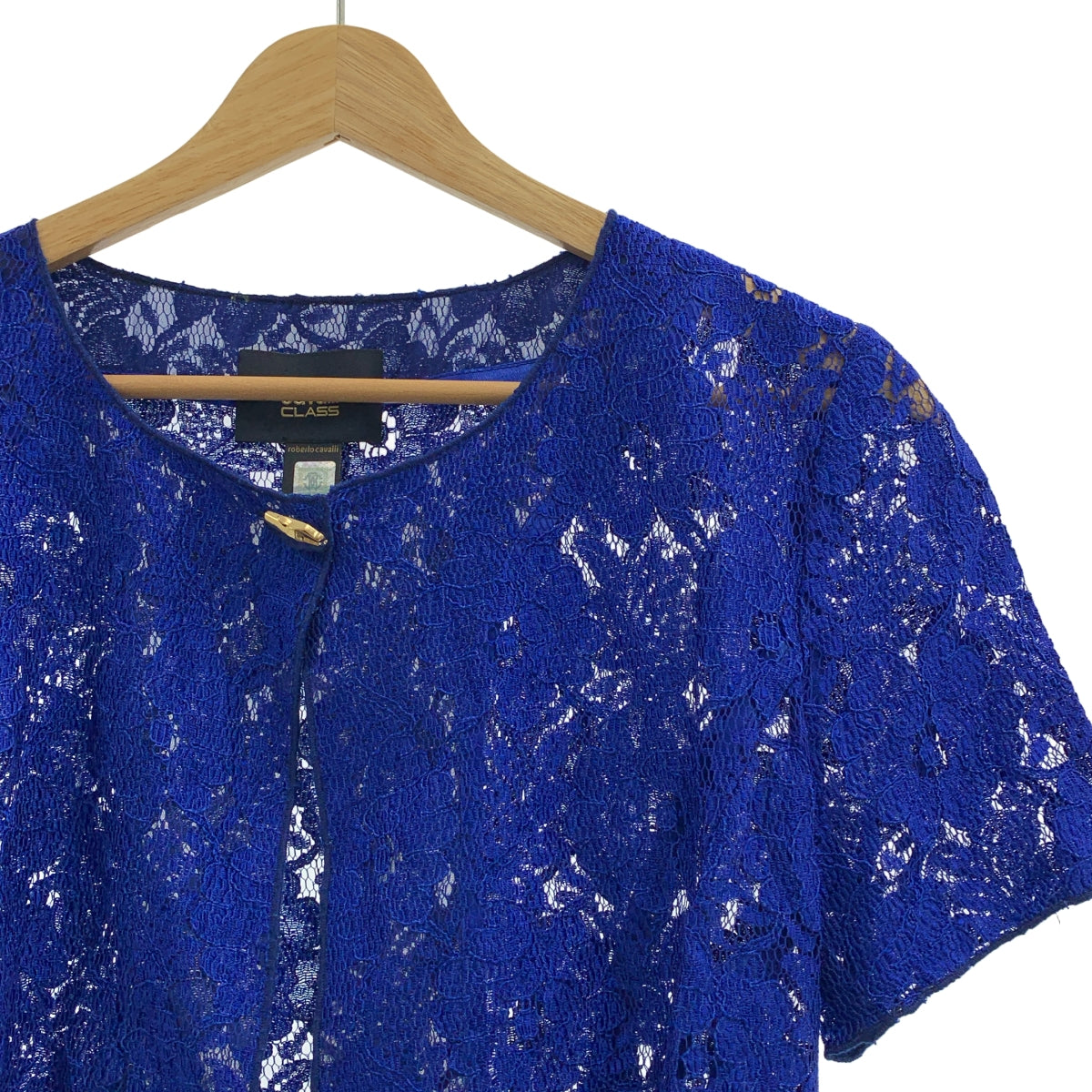 Roberto Cavalli | 虎頭蕾絲開襟衫 | 尺寸 40 |