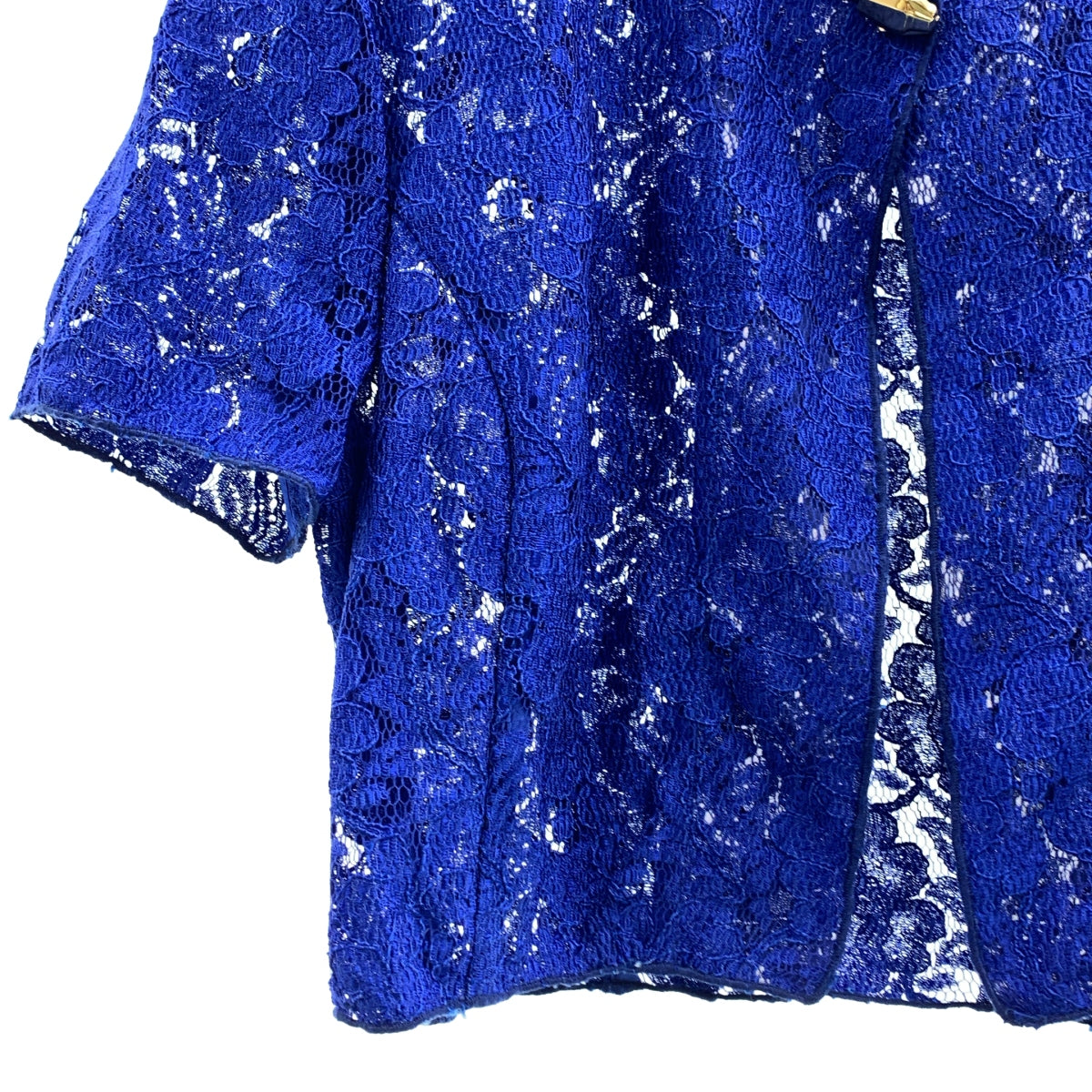 Roberto Cavalli | 虎頭蕾絲開襟衫 | 尺寸 40 |