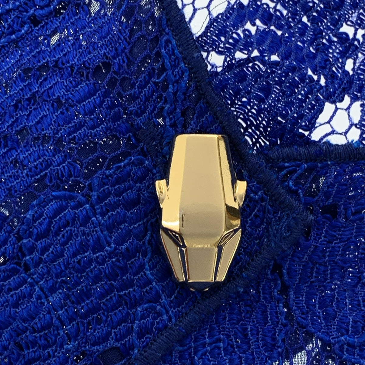 Roberto Cavalli | 虎頭蕾絲開襟衫 | 尺寸 40 |