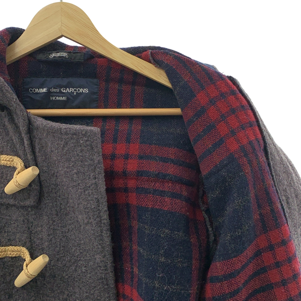 COMME des GARCONS HOMME / 콤데 갤슨 옴므 | 2013AW | × GLOVERALL / 글로버 올 울 더플 코트 후디 | S | 남성