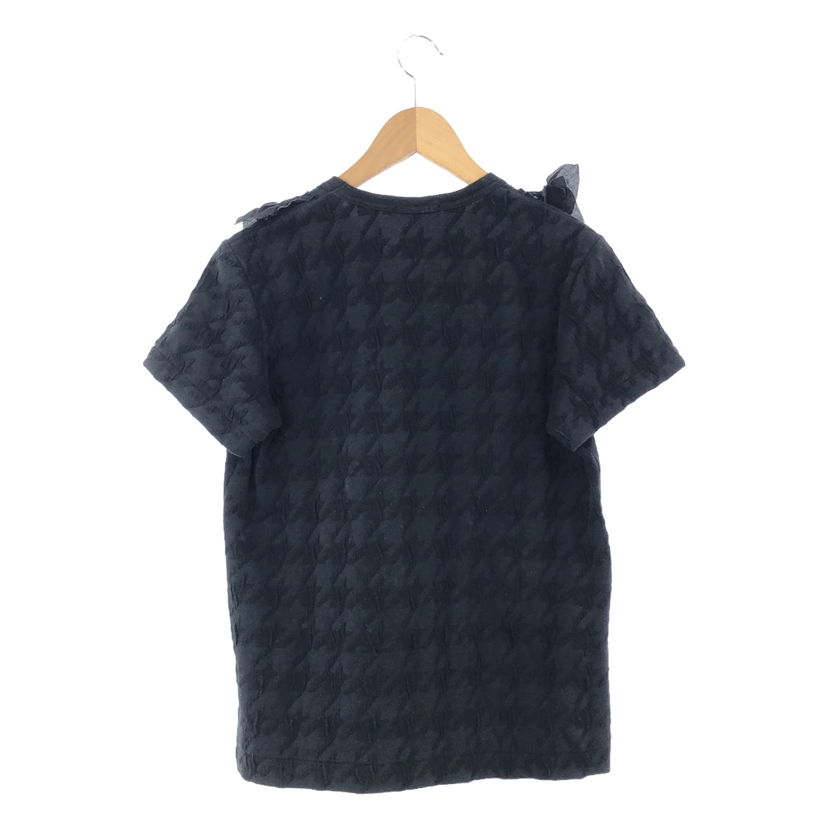 tricot COMME des GARCONS | Houndstooth frill cut and sew | L | Women's