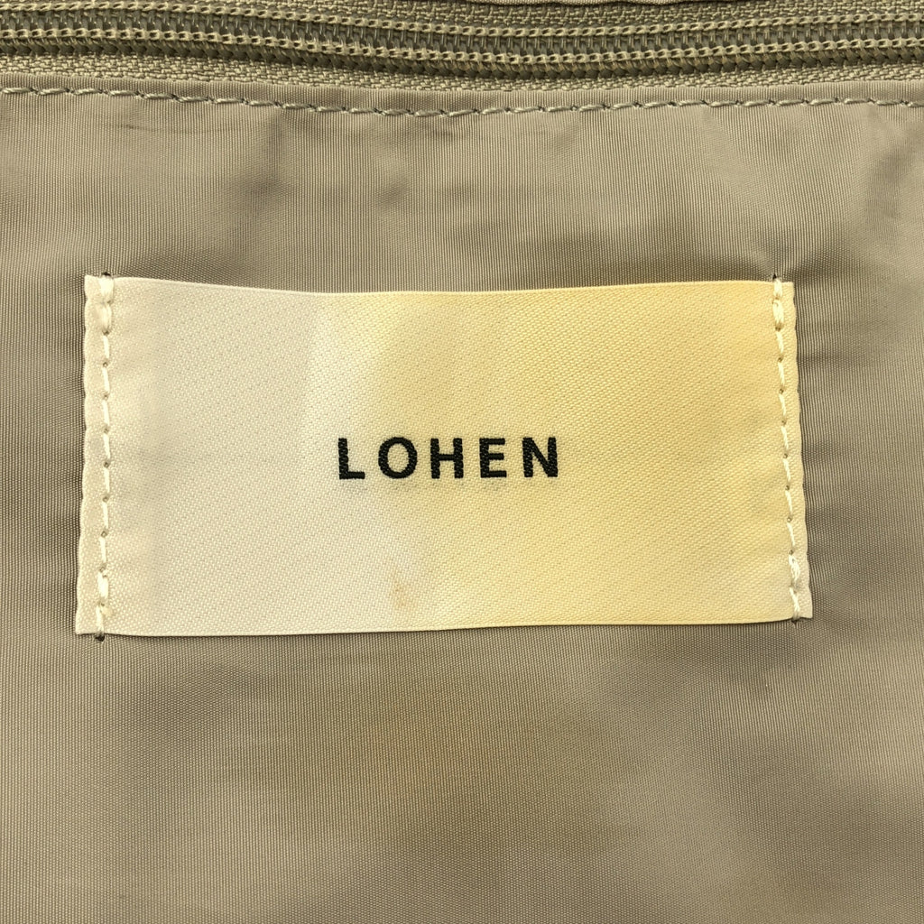 LOHEN | 尼龍雙向登山扣手提包，附肩帶 | 淺灰色 | 女士