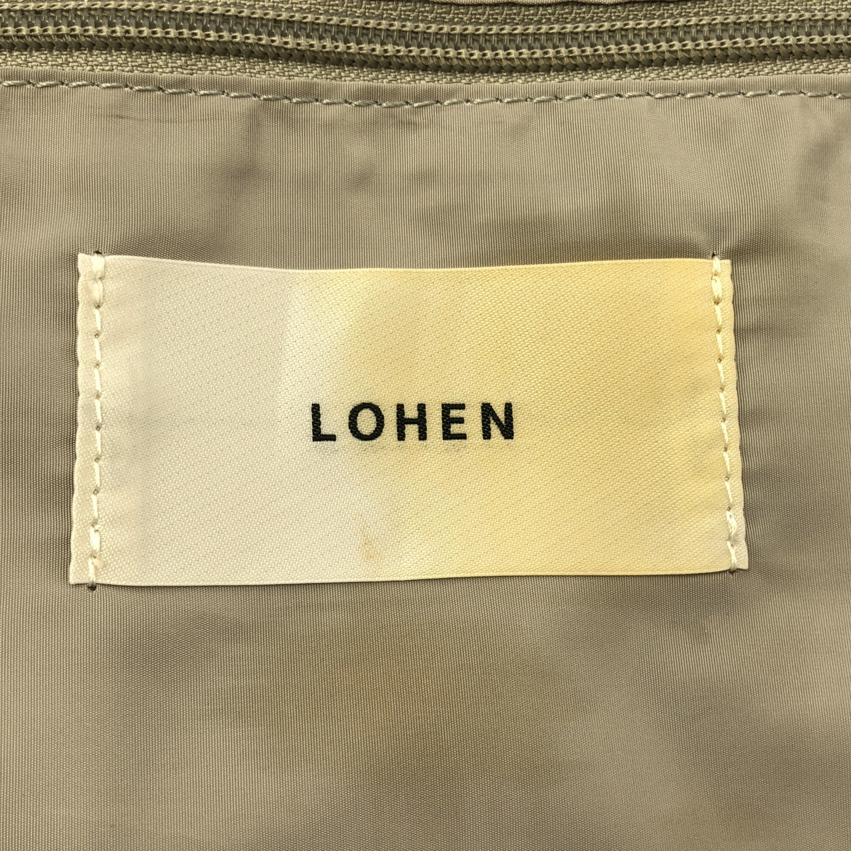LOHEN | 尼龍雙向登山扣手提包，附肩帶 | 淺灰色 | 女士