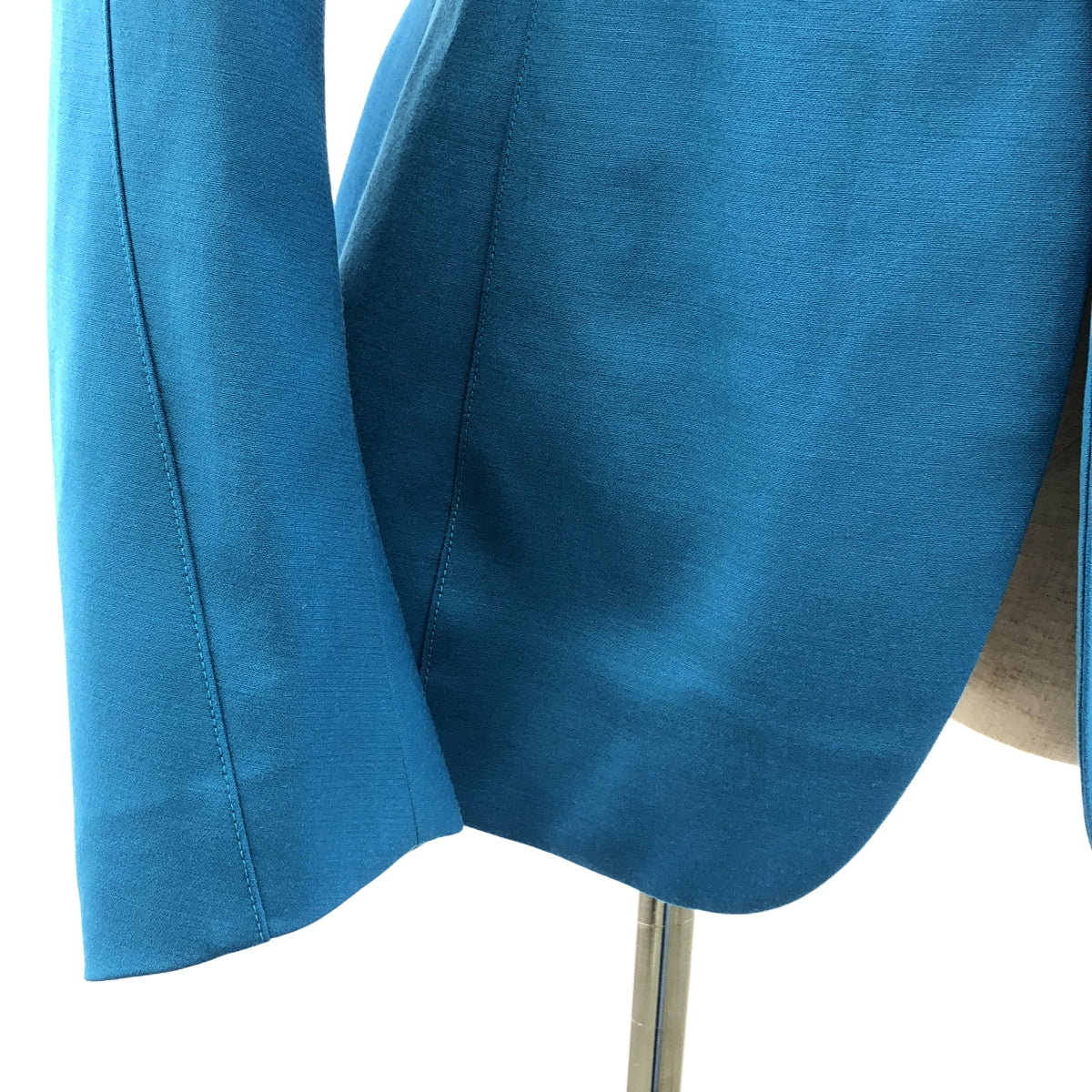 [全新] BONBOM | 羊毛尼龍西裝外套 | M | 綠松石色 | 女款