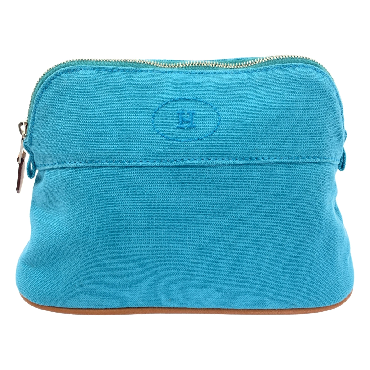 HERMES | Bolide Pouch MM / 皮革邊飾帆布包 |