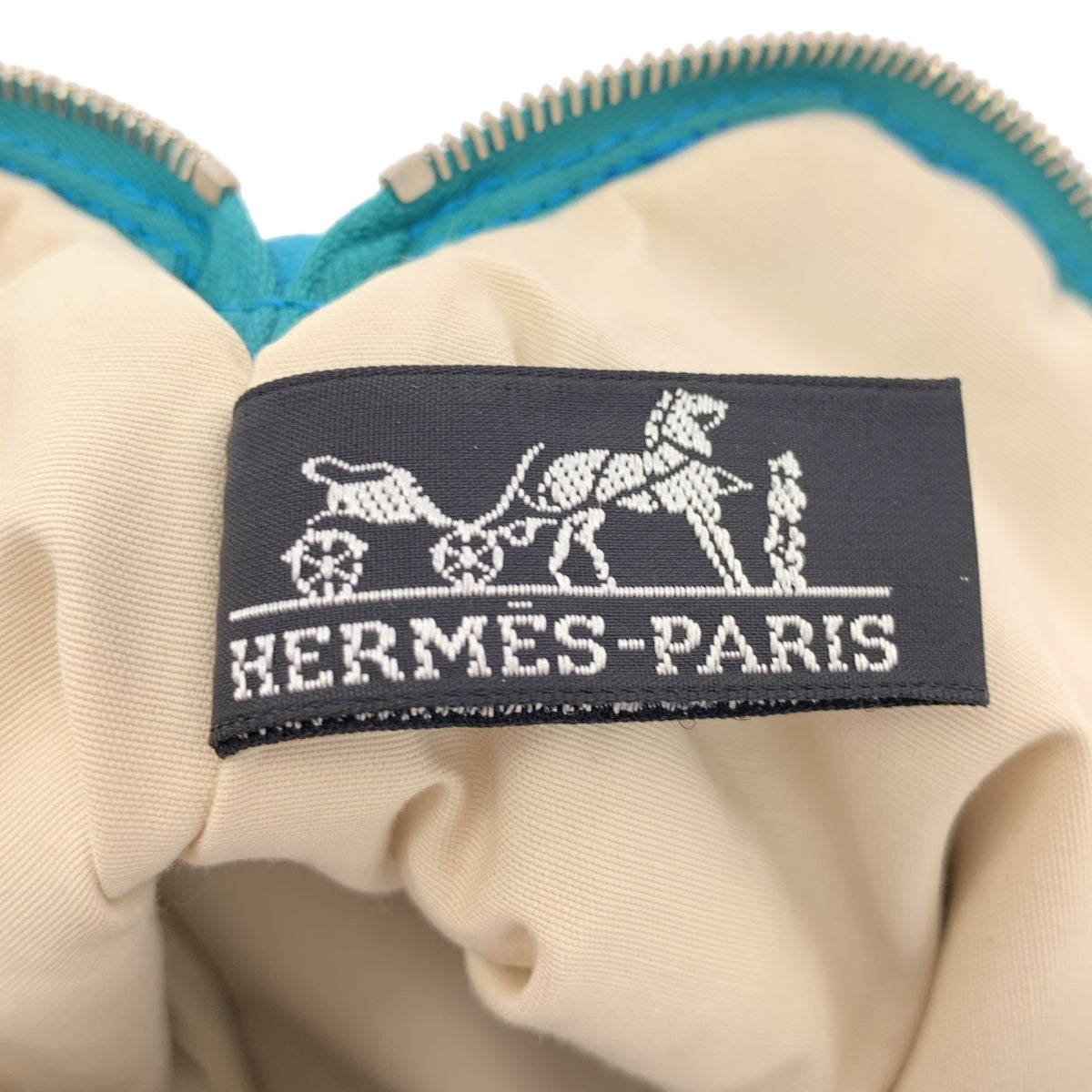 HERMES / 헤르메스 | 볼리드 파우치 MM / 가죽 전환 캔버스 가방 |