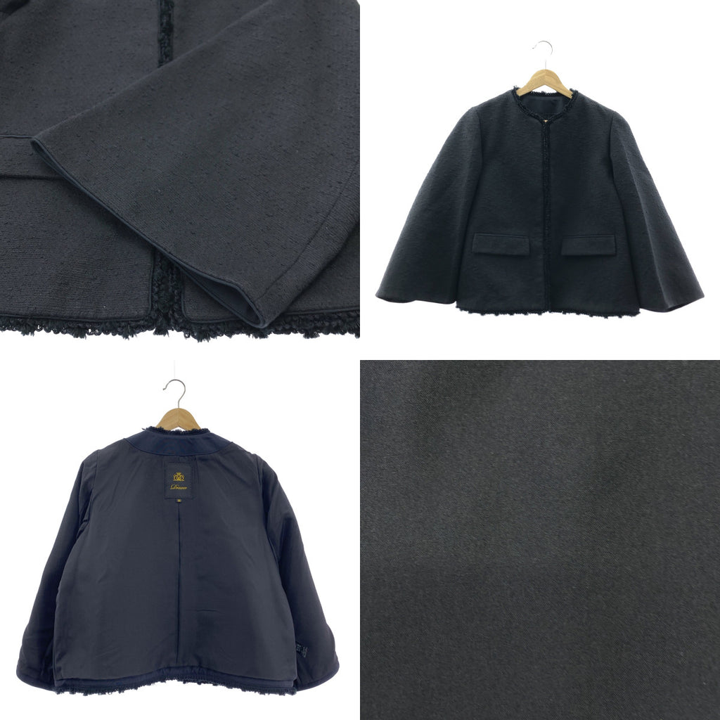 抽屜 | 粗呢無領夾克 | 全襯裡 | 尺寸 36 | 女款