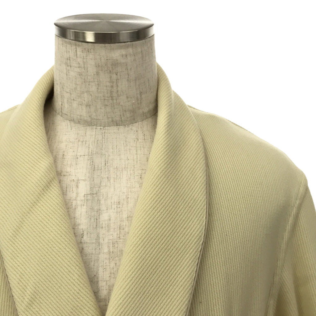 【美品】  HOMELESS TAILOR / ホームレステイラー | 2021AW | SHORT ROBE ショールカラー ローブコート | F | ナチュラル | メンズ