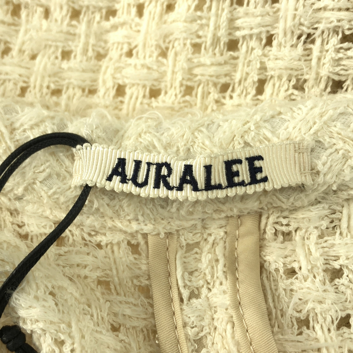 AURALEE / オーラリー | HOMESPUN SUMMER TWEED MESH DRESS メッシュ ノースリーブ ワンピース | 0 | レディース
