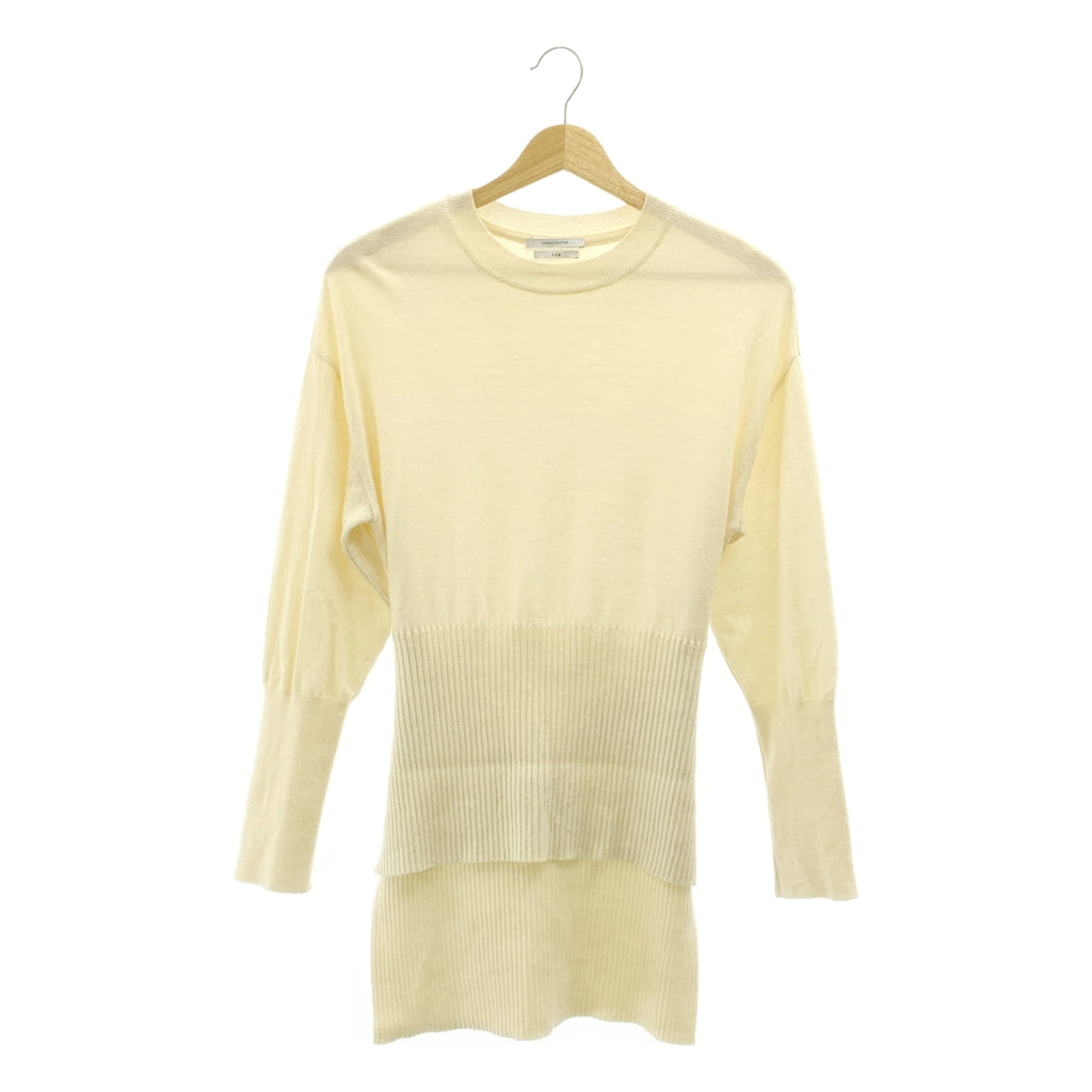 未裝飾 | 羊毛開衩套頭針織衫 | 0 |