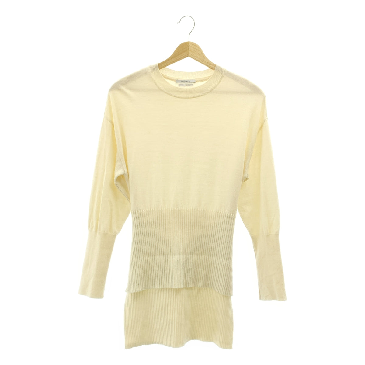 未裝飾 | 羊毛開衩套頭針織衫 | 0 |