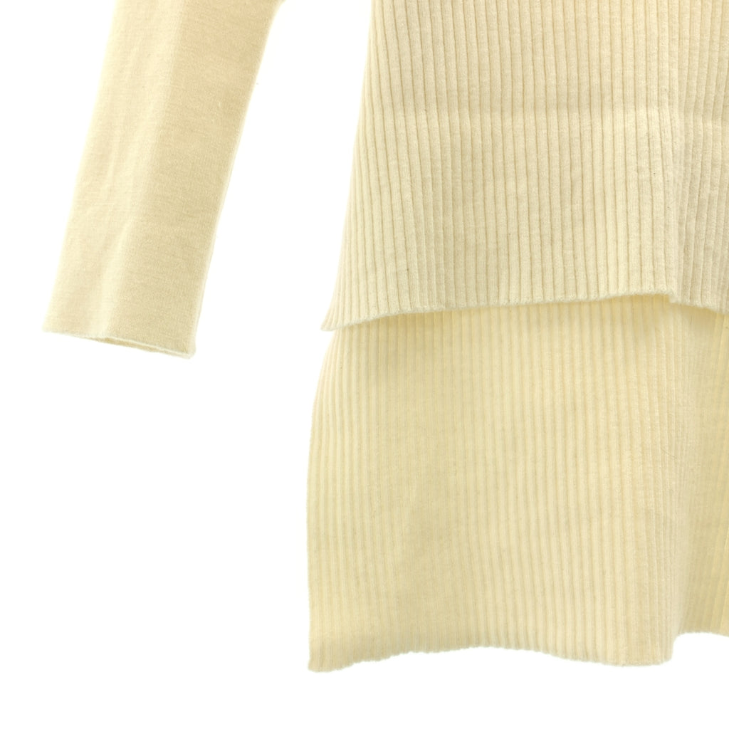 未裝飾 | 羊毛開衩套頭針織衫 | 0 |