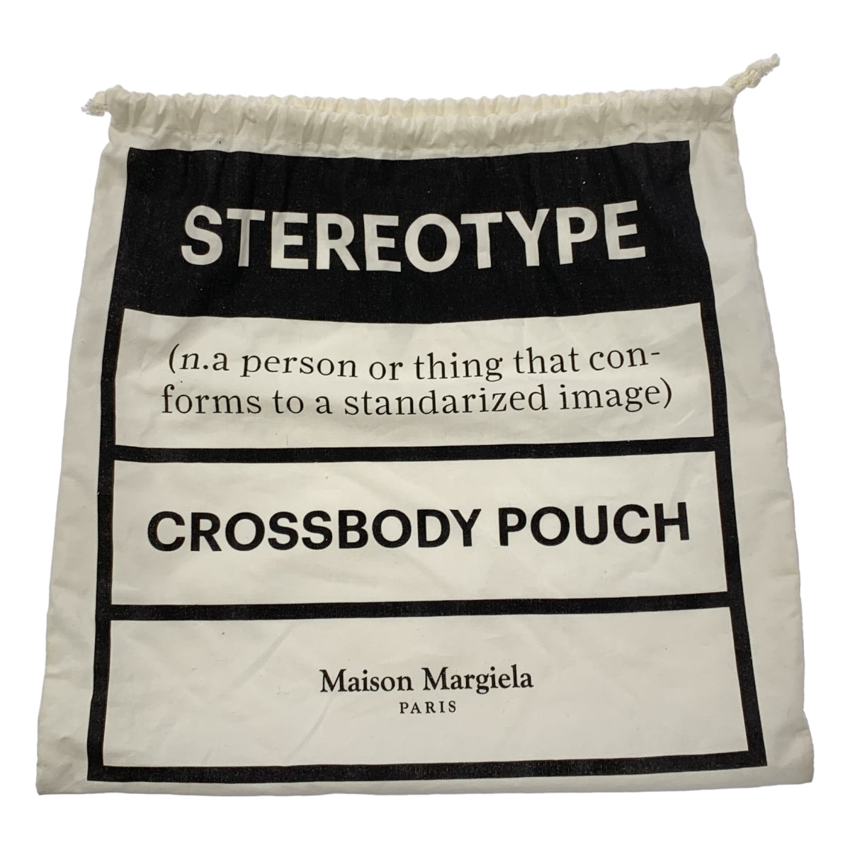 Maison Margiela / 메종 마르젤라 | 2020SS | STEREOTYPE CROSSBODY POUCH / 스테레오 타입 크로스 바디 파우치 웨스트 백 | UNI | 남성