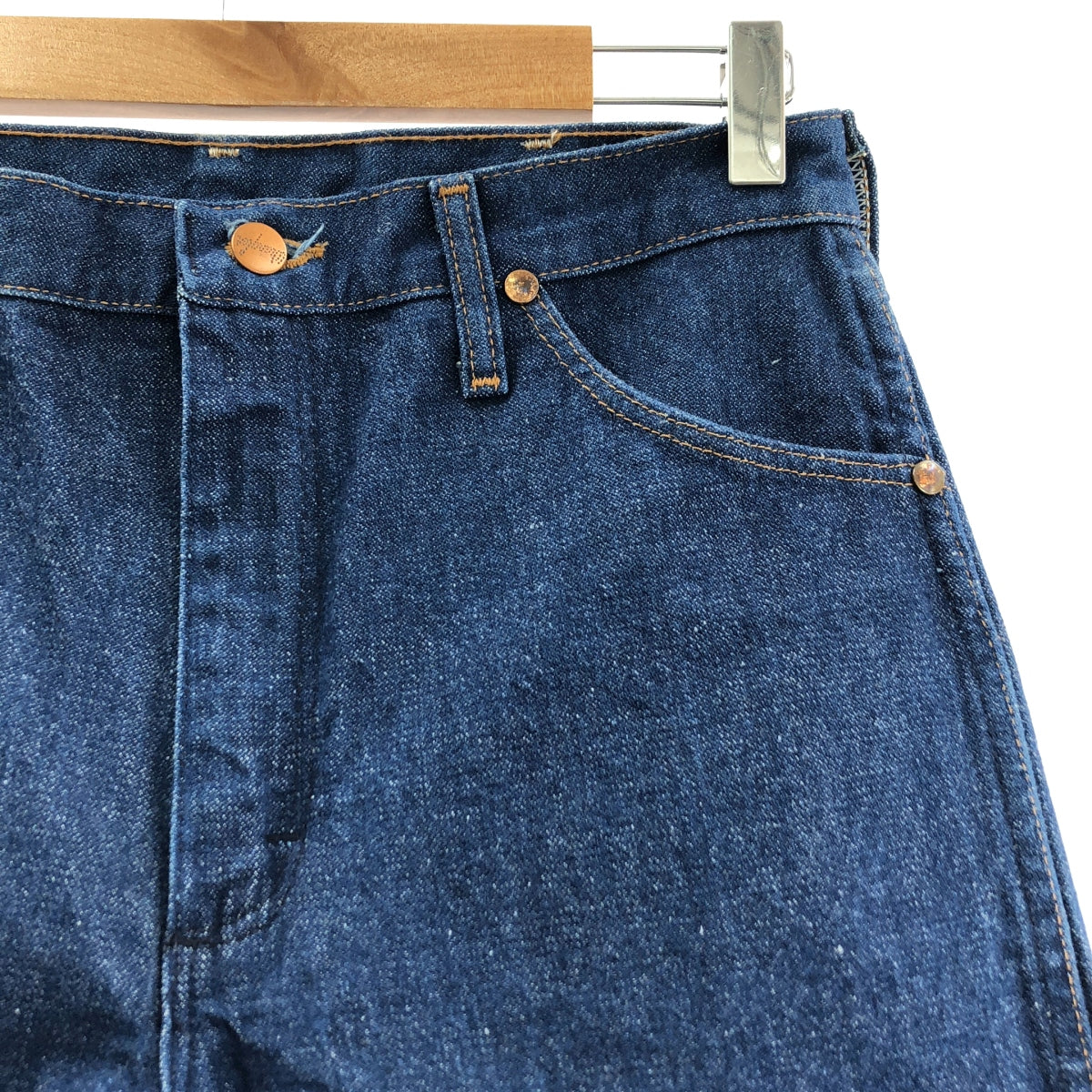 Wrangler | 皮革拼接牛仔褲 | 尺寸 32 | 男士