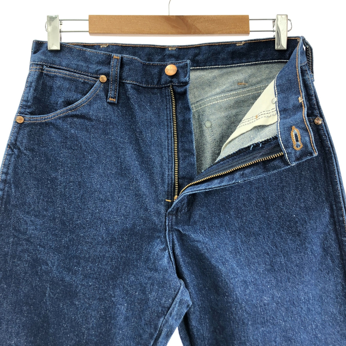 Wrangler | 皮革拼接牛仔褲 | 尺寸 32 | 男士