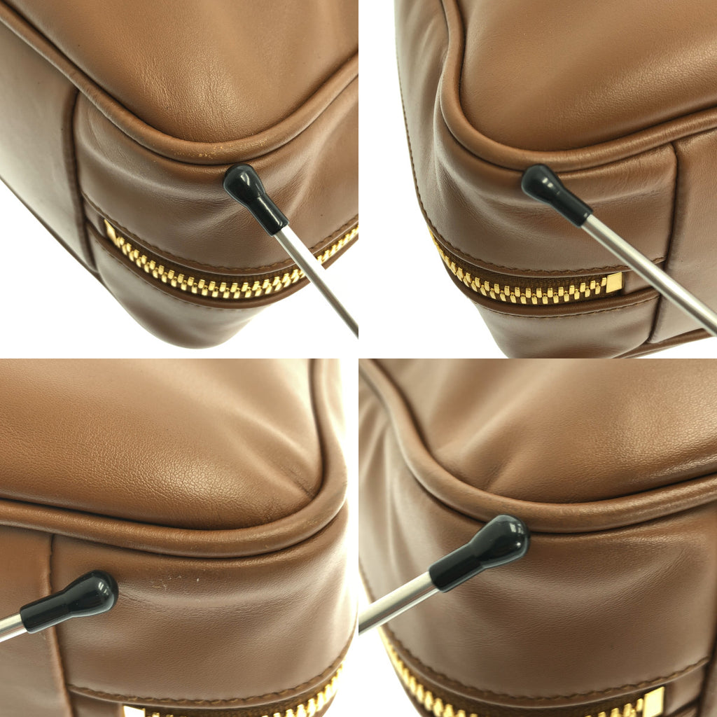 miu miu / ミュウミュウ | Beau レザー ロゴ トップハンドル ボー バッグ |