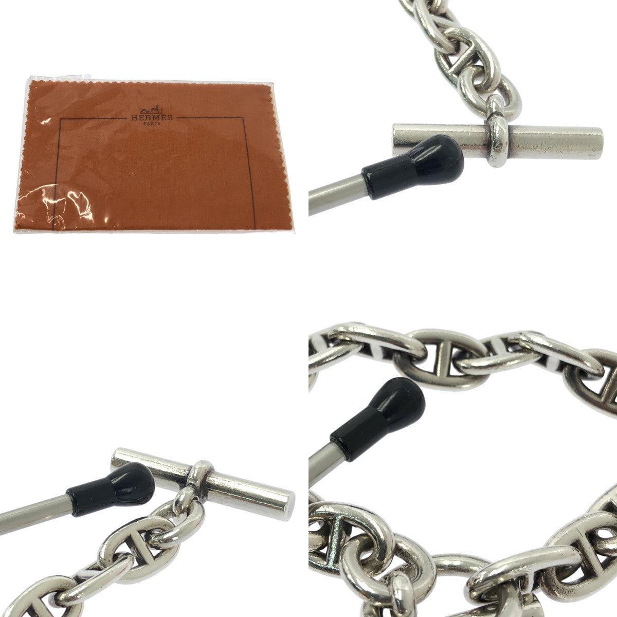 HERMES | Chaine d'Ancre MM SV925 手鍊，16 節，手印 |