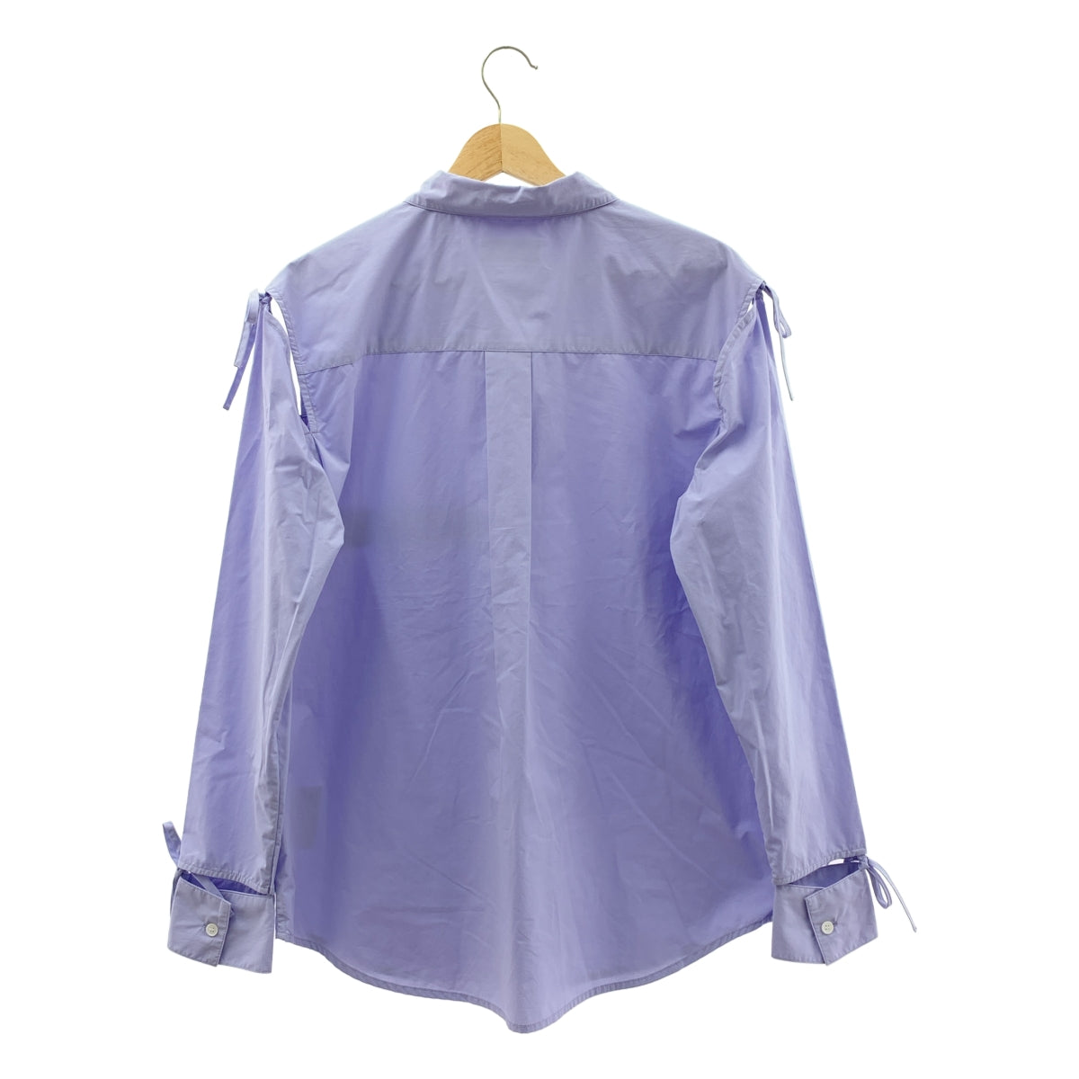 soduk / スドーク | リボン カットアウト シャツ ブラウス | F | ブルー | レディース