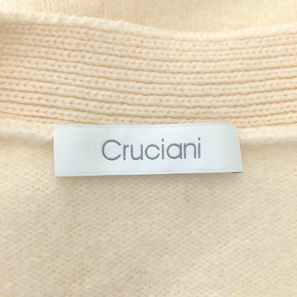 Cruciani | 羊絨真絲混紡V領長款針織開襟衫 | 38碼 | 女款