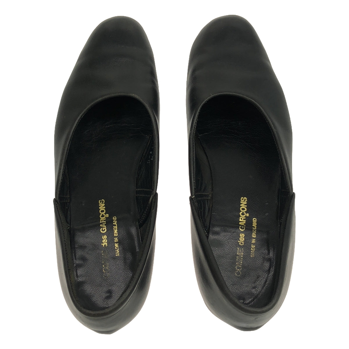 COMME des GARCONS | British-made leather flat shoes | Black | Women's