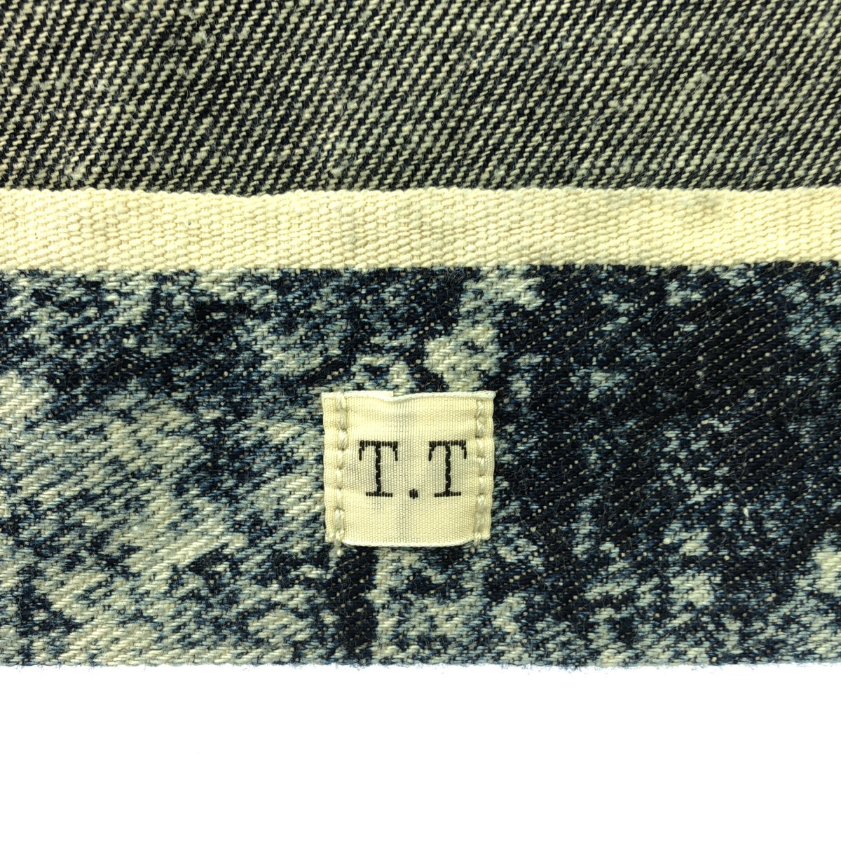 TAIGA TAKAHASHI / タイガタカハシ | Lot.703 Denim Jacket C.1920’S -Discharged Print / シンチバック デニムジャケット | 40 | メンズ