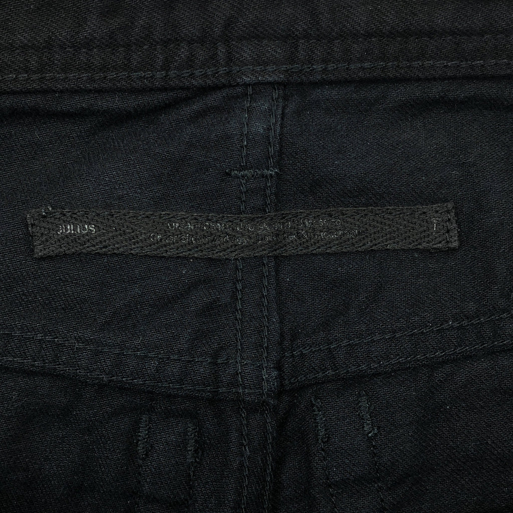 JULIUS / ユリウス | 2018AW | RIDER PANTS ダメージ加工 デニムパンツ | 1 | ブラック | メンズ