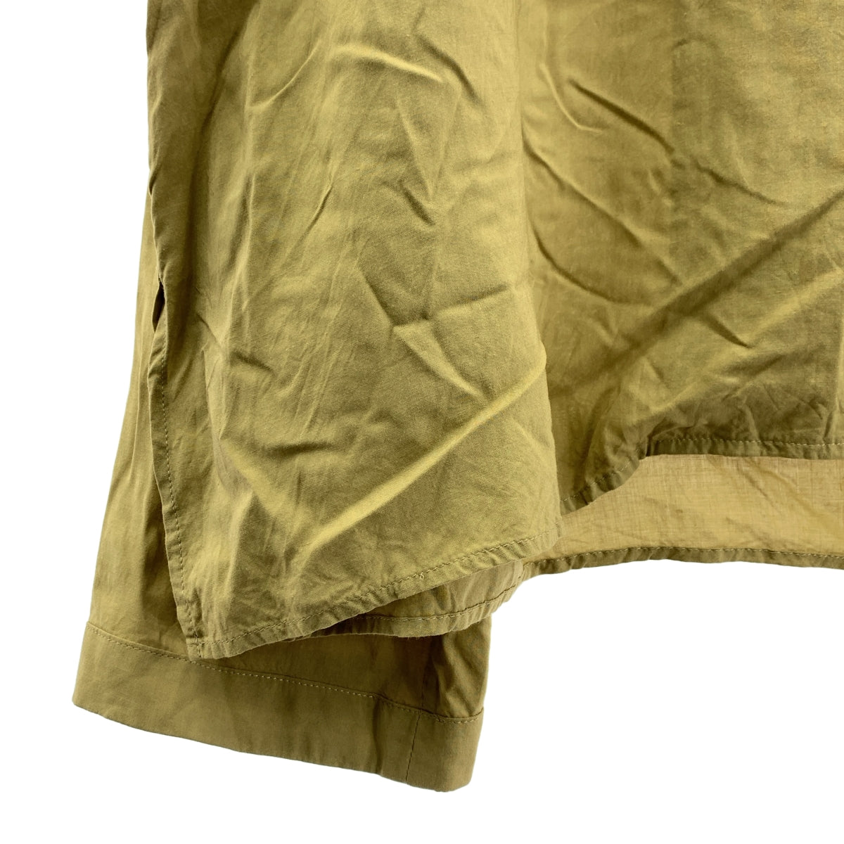 GALERIE VIE / ギャルリーヴィー | 2021SS | ウォッシャブルレーヨン オープンカラーワイドシャツ | 36 | カーキ系 | レディース