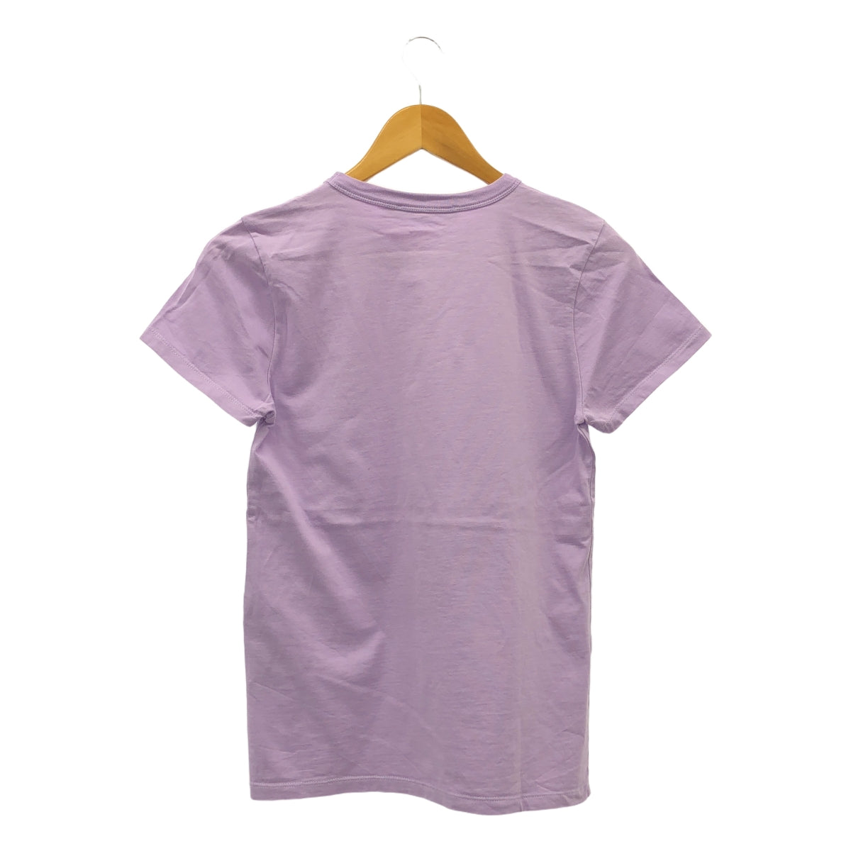 MAISON KITSUNE |棉質狐狸頭貼片T卹 | XS |紫色 |女性的