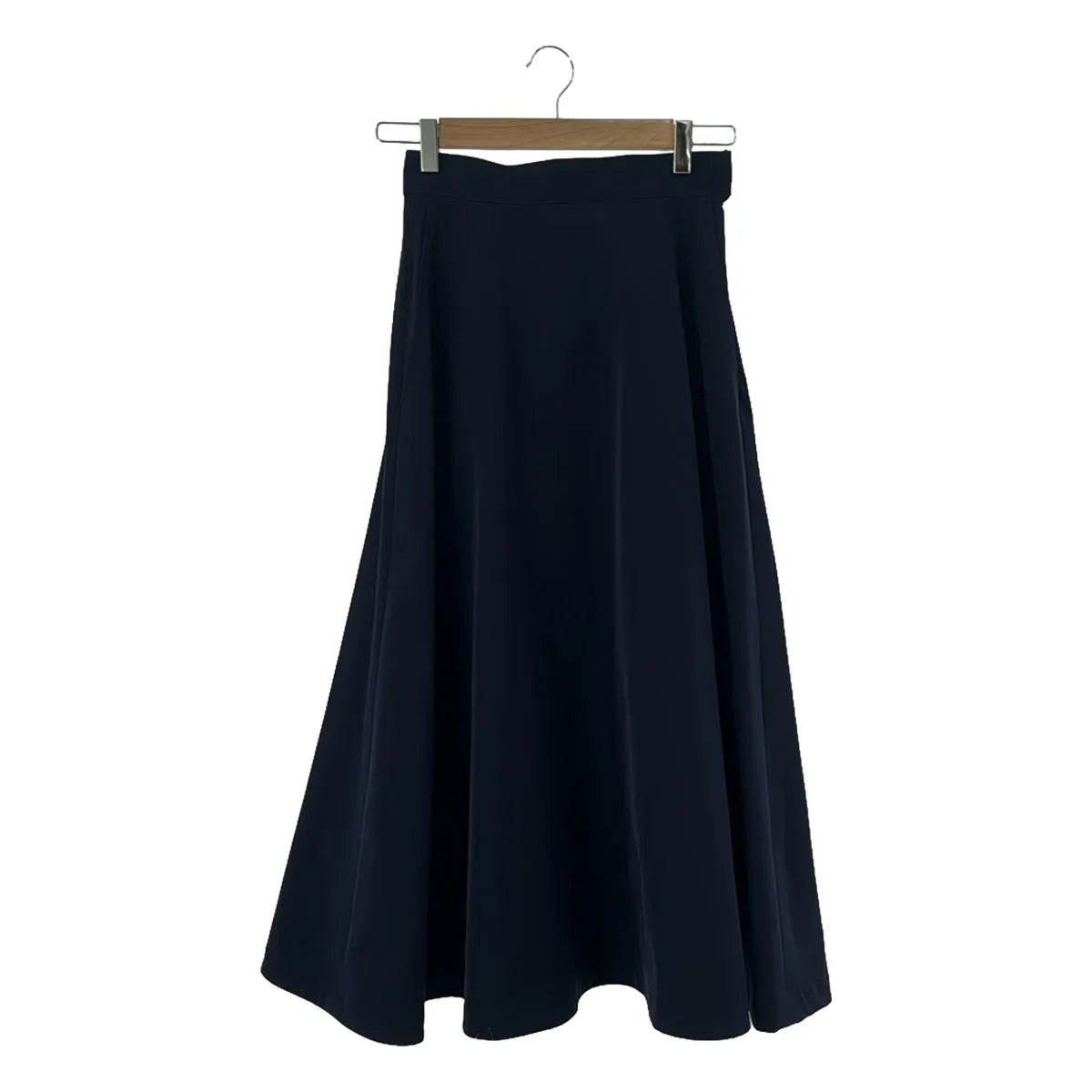 SHE Tokyo / シートーキョー | バックフリル チュール レイヤード ロングスカート | 34 | ネイビー | レディース