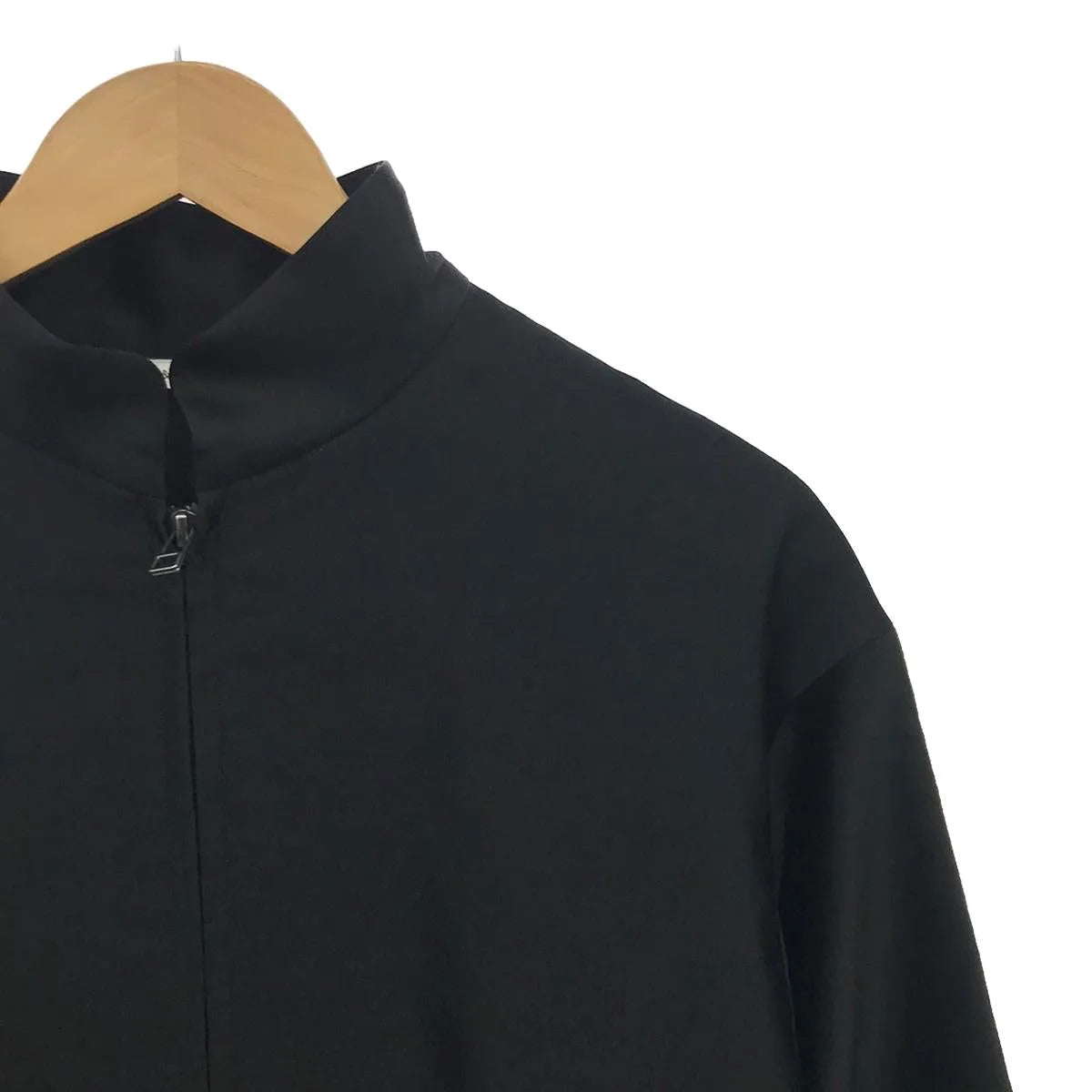 【美品】  ARTS&SCIENCE / アーツアンドサイエンス | シルク バックギャザー サテンコート | 1 | ブラック | レディース