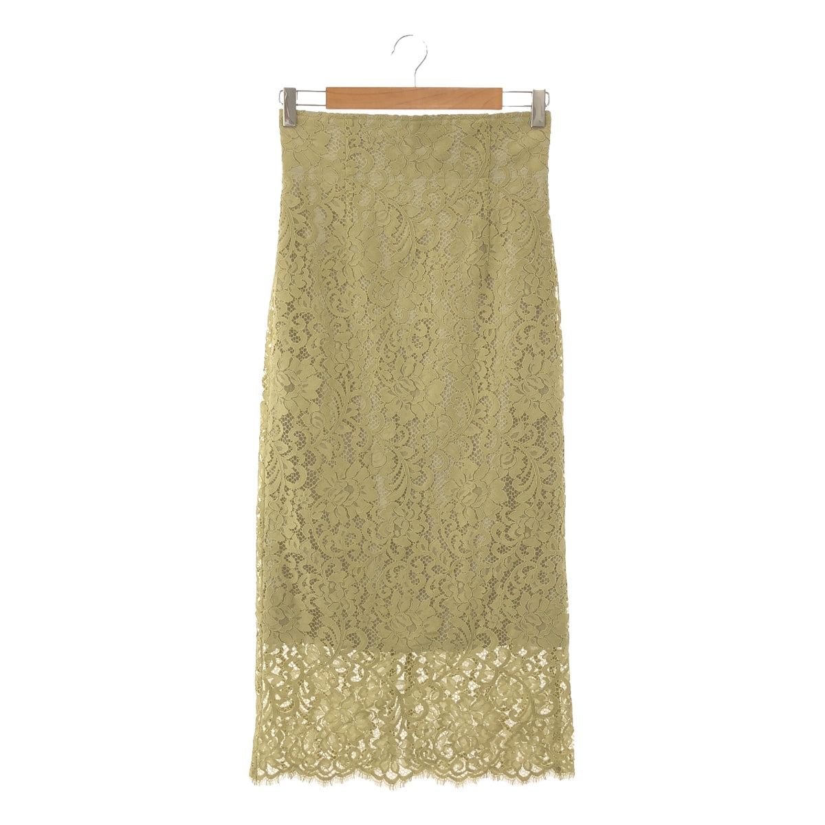 NOBLE | 2020SS | River lace I-line skirt | 36 | Women's